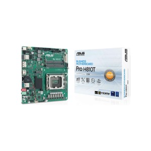 ASUS PRO H810T-CSM Intel Core Ultra (Seri 2) LGA1851 Soket 6400+MT/s Mini-ITX Kurumsal Intel Anakart