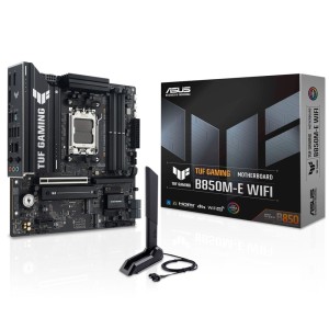 ASUS TUF GAMING B850M-E WIFI Soket AM5 AMD B850 8000+MT/s (OC) Wi-Fi 6 m-ATX Anakart