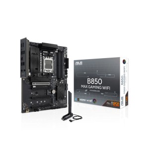 ASUS B850 MAX GAMING WIFI AMD Soket AM5 B850 DDR5 9000+MT/s(OC) Wi-Fi 6E ATX Anakart