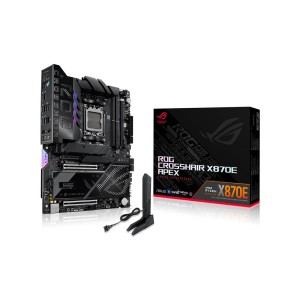 ASUS ROG CROSSHAIR X870E APEX Soket AM5 AMD X870E DDR5 8200+MT/s(OC) Wi-Fi 7 ATX Anakart
