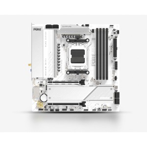 SAPPHIRE PURE B850M WIFI AMD B850 Soket AM5 DDR5 8000+MT/s (OC) WiFi 6 mATX Anakart-52123-02-40G