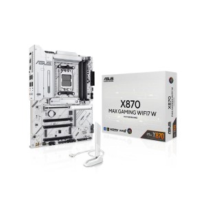 ASUS X870 MAX GAMING WIFI7 W AMD Ryzen Soket AM5 DDR5 8000+MT/s(OC) WIFI 7 ATX Anakart