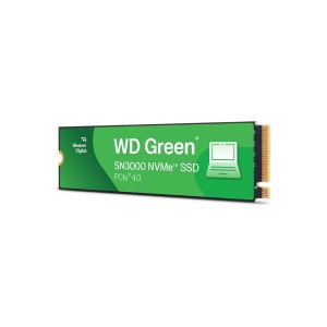 WD Green SN3000 500GB Okuma 5000MB/s / Yazma 4100MB/s PCIe Gen4 NVMe SSD-WDS500G4G0E