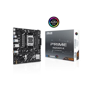 ASUS PRIME A620AM-K AMD A620 AM5 DDR5 7600+MT/s USB3.2 mATX Anakart