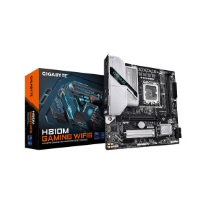 GIGABYTE H810M GAMING WIFI6 Intel Core Ultra LGA 1851 Soket 6400MT/s Wi-Fi 6 Micro ATX Anakart
