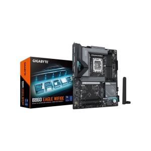 GIGABYTE B860 EAGLE WIFI6E Intel Core Ultra LGA 1851 Soket 9066T/s Wi-Fi 6E DDR5 ATX Anakart