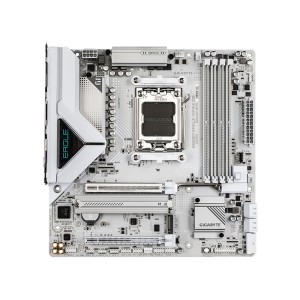 GIGABYTE B850M EAGLE WIFI6E ICE AMD B850 AM5 DDR5 Soket 8200MT/s Wi-Fi 6E mATX Anakart