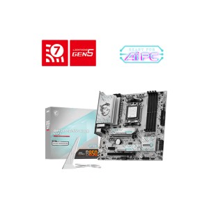 MSI B850M GAMING PLUS WIFI AMD Ryzen B850 AM5 Soket Soket 8600MT/s  Wi-Fi 7 mATX Anakart
