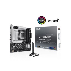 ASUS PRIME B860M-A WIFI Intel Core Ultra LGA 1851 Soket 8666MT/s WiFi 6E mATX Anakart