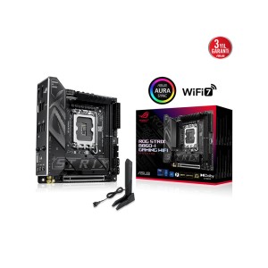 ASUS ROG STRIX B860-I GAMING WIFI Intel B860 Core Ultra LGA 1851 Soket 9066MT/s WiFi 7 Mini-ITX Anakart