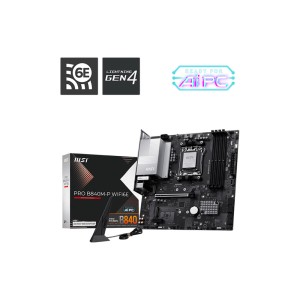 MSI PRO B840M-P WIFI6E AMD Ryzen B840 AM5 Soket 8000MT/s WIFI6E mATX Anakart