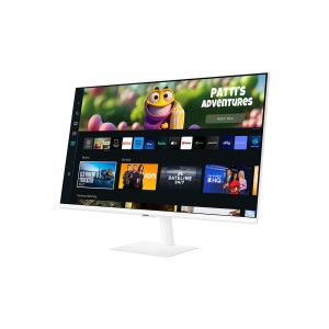 SAMSUNG M5 LS32CM501EUXUF 32” 60Hz 4Ms FHD VA WiFi5 Beyaz Smart Monitör