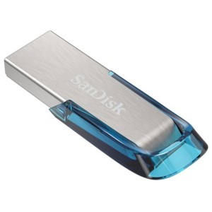 SANDISK SDCZ73-064G-G46B 64GB Ultra Flair USB 3.0 64GB - Tropical Blue Usb Bellek