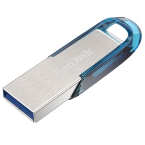 SANDISK SDCZ73-064G-G46B 64GB Ultra Flair USB 3.0 64GB - Tropical Blue Usb Bellek