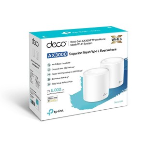 TP-LINK DECO X60 574MBPS-2402MBPS Dual-Bant Wi-Fi Mesh Kablosuz-AX Router (2'Lİ)
