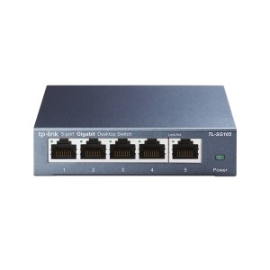 TP-LINK TL-SG105 5 Port Gigabit Masaüstü Çelik kasa Switch