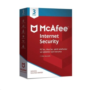 McAfee Internet Security 3 Cihaz/Tüm platformlar