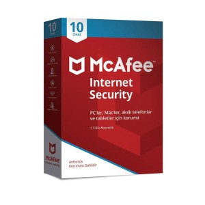 McAfee Internet Security 10 Cihaz/Tüm platformlar