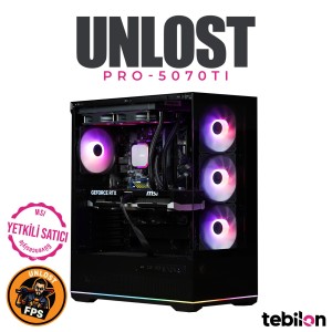UNLOST PRO-AMD RYZEN 7800X3D-MSI GeForce RTX 5070TI 12GB-MSI PRO B850M G-32GB-MSI M450 1TB-OEM PAKET