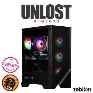 UNLOST X-AMD RYZEN 7500X3D-MSI GeForce RTX 5070 12G-MSI PRO B840M-16GB-1TB-OEM PAKET