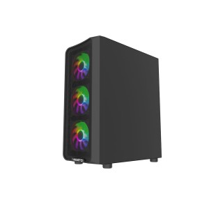 VENTO VG10F-FSPHydro K PRO 500W 80Plus Bronze Mesh Temperli Camlı USB 3.0 ATX Rainbow Gaming Kasa