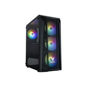 VENTO VG15FE RGB-FSP 650W 80Plus Bronze Mesh Temperli Camlı USB 3.0 ATX Rainbow Gaming Kasa
