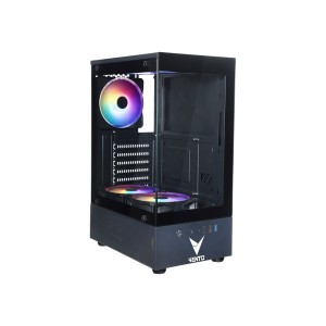 VENTO VG2803F Rainbow Fanlı-Vento 650W 80Plus Bronze Temperli Camlı USB 3.0 ATX Gaming Kasa VENTO VG2803F Rainbow Fanlı-Vento 650W 80Plus Bronze Temperli Camlı USB 3.0 ATX Gaming Kasa
