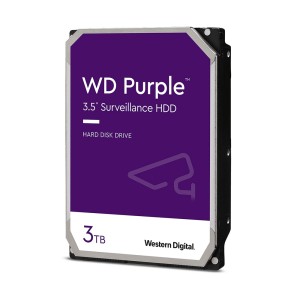 WD Purple 3TB Sata 3.0 5400RPM 64MB 3.5" Dahili Güvenlik Harddisk