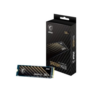 MSI SPATIUM M450 PCIE 4.0 NVME M.2 500GB V1 Okuma 3000MB / Yazma 2000MB SSD