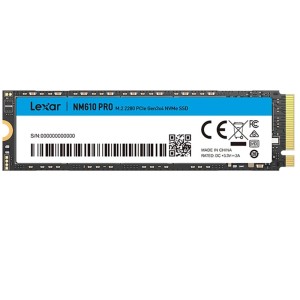 LEXAR LNM610 1TB M.2 NVMe Okuma 3300MB / Yazma 2600MB SDD -LNM620X512G-RNNNG