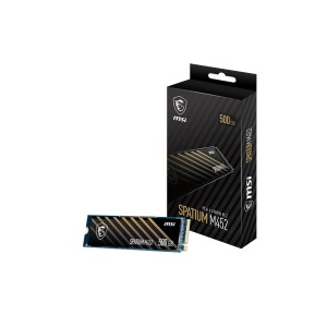 MSI SPATIUM M452 PCIe 4.0 NVMe M.2 500GB Okuma 3600MB / Yazma 3100MB SSD