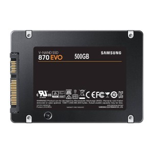 Samsung 500GB MZ-77E500BW 870 EVO SATA 3.0 Okuma 560MB / Yazma 530MB
