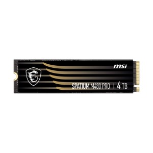MSI Spatium M480 PRO PCIe 4.0 NVMe M.2 4TB 3D NAND Okuma Hızı 7400 Ms / Yazma 7000 PCIe Gen4 SSD