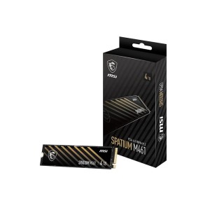 MSI SPATIUM M461 PCIE 4.0 NVME M.2 4TB Okuma Hızı 5000MB / Yazma Hızı 4200MB SSD
