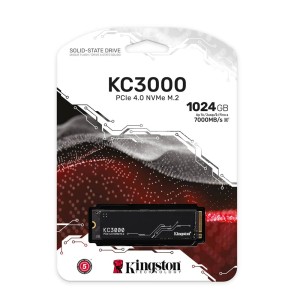 Kingston 1TB KC3000 NVMe M.2 7000MB / 6000MB Yazma Hızı SKC3000S/1024G SSD