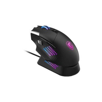MSI VERSA PRO W+ MOUSE DOCK PRO 26000 DPI 1000 Hz / 1MS Omron Switch Kablosuz Gaming Mouse