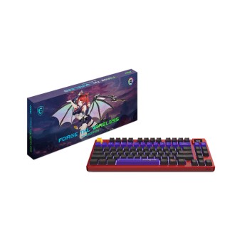 MSI GFORGE TKL WIRELESS MLG EDITION RED US Mekanik LCD Ekranlı BT/2.4GHZ Kablosuz Gaming Klavye