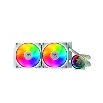 COUGAR POSEIDON ELITE ARGB AIO LGA1700/1851/AM5 240mm Beyaz Sıvı İşlemci Soğutucusu-CGR-PSDELRGB-W-240