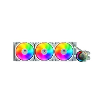 COUGAR POSEIDON ELITE ARGB 360 AIO LGA1700/1851/AM5 360mm Beyaz Sıvı İşlemci Soğutucusu-CGR-PSDELRGB-W-360