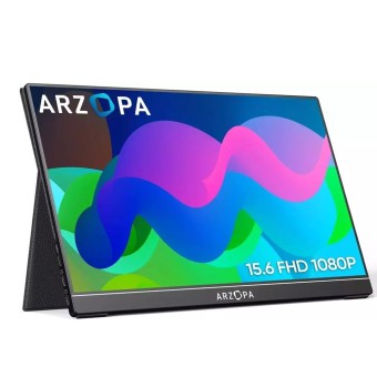 ARZOPA 15.6'' LED A1 GAMUT FullHD 60HZ Smart Cover Taşınabilir Monitör