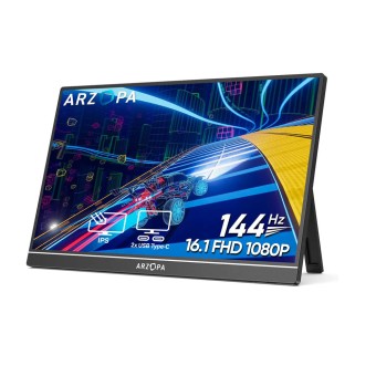 ARZOPA 16.1'' LED Z1FC Full HD 144HZ KickStand Taşınabilir Monitör