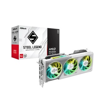 ASROCK Radeon RX 9070 Steel Legend 16GB OC 256Bit RDNA 4, FSR 4 AMD Ekran Kartı-RX9070 SL 16GO