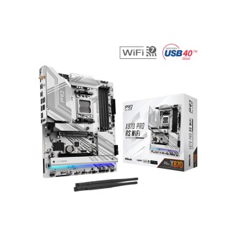 ASRock X870 Pro RS WiFi RGB Soket AM5 DDR5 8000+(OC) WIFI 7 RGB ATX Anakart