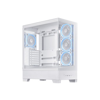 ASUS A31 PLUS TG ARGB Temperli Camlı 1xType C Mid Tower Beyaz Gaming Kasa