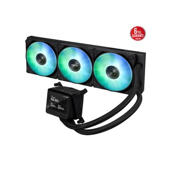 ASUS MAX GAMING LC360 ARGB LCD 2.4” IPS Ekranlı ARGB AIO SiyahSıvı Soğutucu