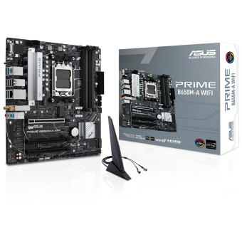 ASUS PRIME B650M-A WIFI II Soket AM5 AMD B650 DDR5 6400 MHz(O.C) mATX Anakart