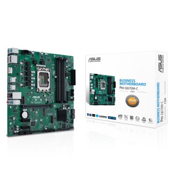 ASUS PRO Q670M-C-CSM Intel H610 Soket 1700 DDR5 4800MHz M.2 mATX Anakart