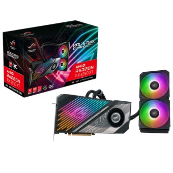 ASUS Radeon RX 6950 XT ROG-STRIX-LC-RX6950XT-O16G-GAMING 16GB GDDR6 256bit OC RGB Nvidia Ekran Kartı