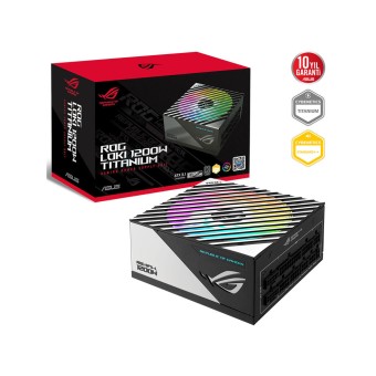 ASUS ROG LOKI SFX-L 1200W Titanium ARGB 80Plus Titanium   ATX 3.1 PCI-E 5 Modüler Güç Kaynağı