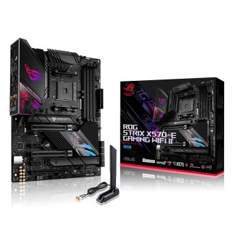 ASUS ROG STRIX X570-E GAMING WIFI II AMD X570 Soket AM4 Ryzen DDR4 5100MHz (O.C) M.2 ATX Anakart